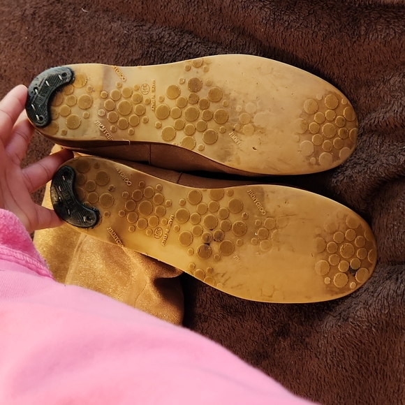 Jimmy Choo Gold Fur Lined Boots - Picture 5 of 12